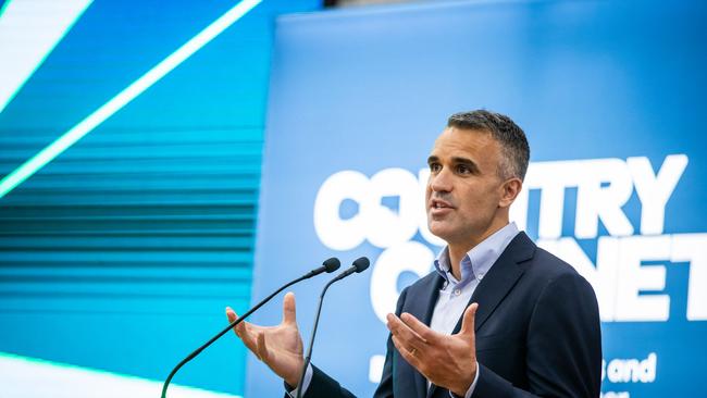 Peter Malinauskas is concerned about social media’s impact on kids. Picture: Tom Huntley