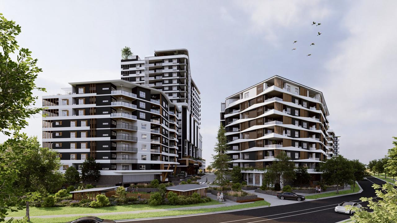 Artist's impressions of One West Avenue, which would be Wynnum's first highrise tower if approved.