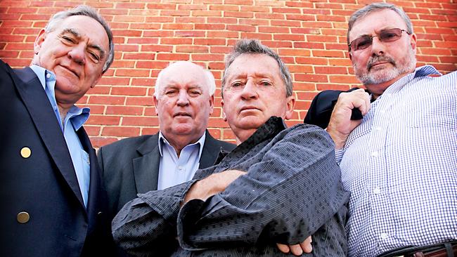 The men who took the SAJC to court over a dodgy election ballot: Joe Cannizzaro, Bill Spear, John Letts and Rod Sawford.