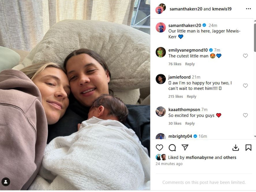 Social media users respond to the news. Picture: Instagram