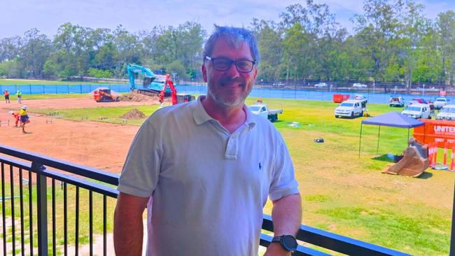 Indooroopilly State High School P &amp; C vice-president Tony Ellison welcomed the new buildings but hoped they would not be permanent structures.