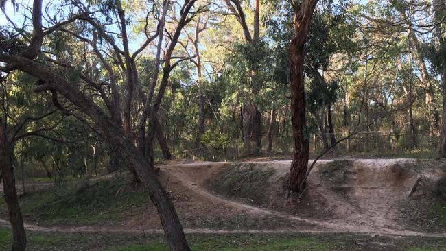 The BMX track has been used for years.