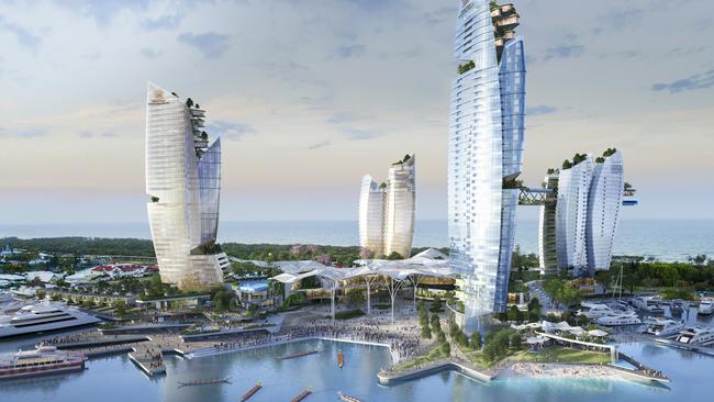 ASF consortium’s proposed Integrated Resort at The Spit, which was knocked back by the State Government