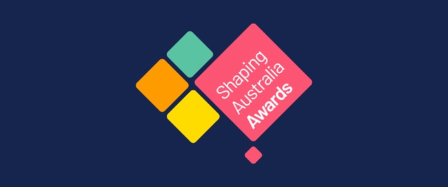 logo for shaping australian awards