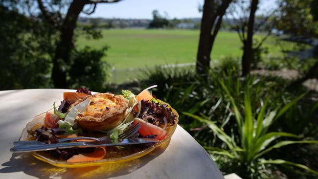 A photo of the cafe which overlooks Middle Head Oval.