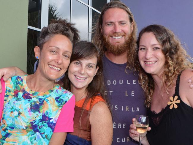 Rebecca Ross, Shanene Ditton, Dean Oakley, Lisa Smith at the Bleach Festival launch at the Arts Centre Gold Coast, Bundall. Picture: Regina King