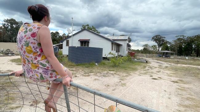 Madelyn Train at the family property in Wieambilla. Picture: A Current Affair