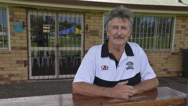 Warwick Water Rats volunteer and supporter Guy Sugden at the rugby clubhouse at Risdon Oval. Picture: Gerard Walsh