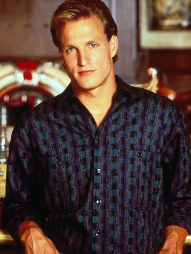 Actor Woody Harrelson in Cheers.