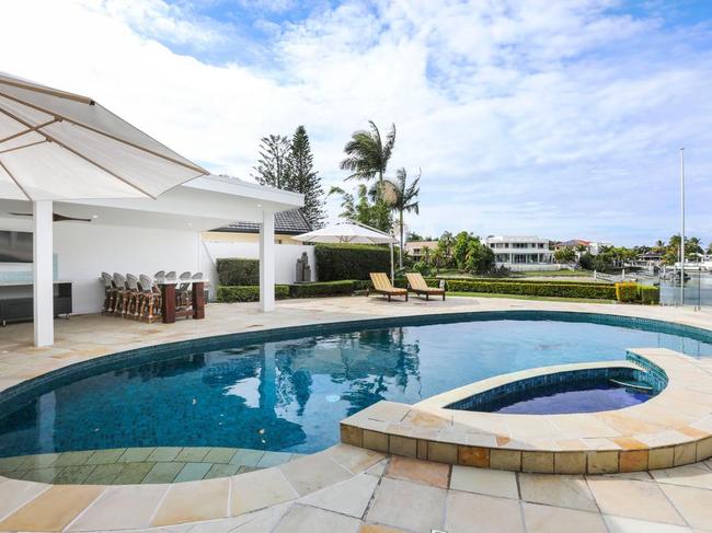 The pool at Bob East's Gold Coast homeFor Jonathan Chancellor column