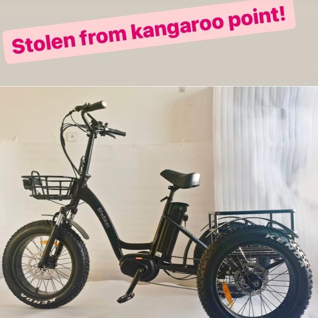 Karni Liddell's stolen e-bike