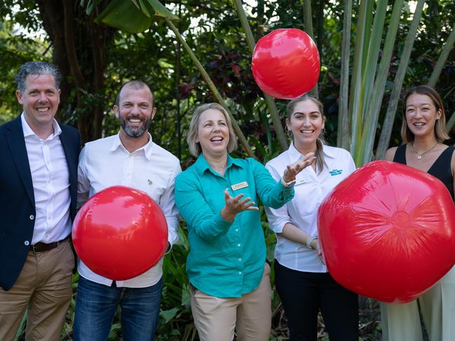 Mark Olsen, Chris Ernst, Kim McConnie, Lani Strathearn and Yolanda Waters. Picture Emily Barker.