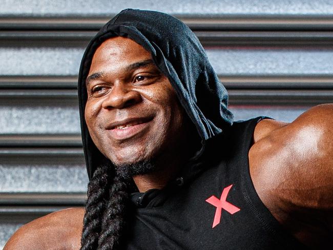 6/6/2019 International bodybuilder Kai Greene, is in town as part of his role as a Ryderwear ambassador. Picture MATT TURNER.