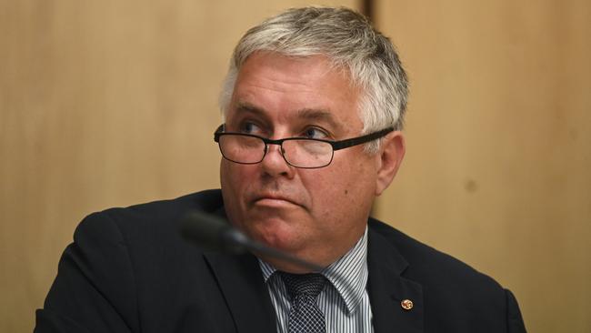 Senator Rex Patrick speaks at Parliament House in Canberra. Picture: AAP / Lukas Coch