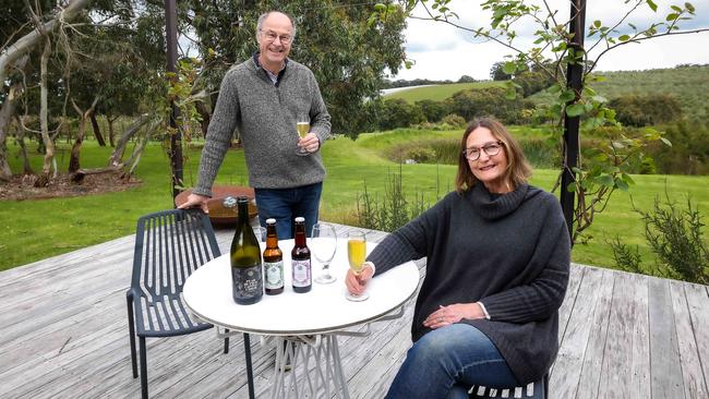 Penny and Graeme Hart of Hart’s Farm in Shoreham, look forward to welcoming visitors again when the 25km limit is scrapped. Picture: Ian Currie