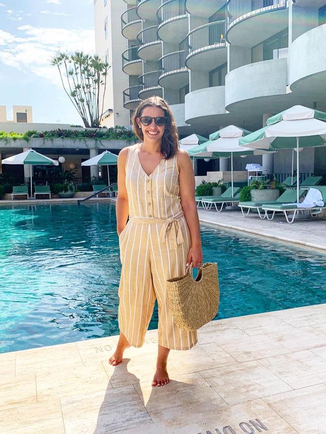 The fancy hotel proved to be the perfect backdrop for Insta-worthy snaps. Picture: Instagram / Home Is Where A Bargain Is