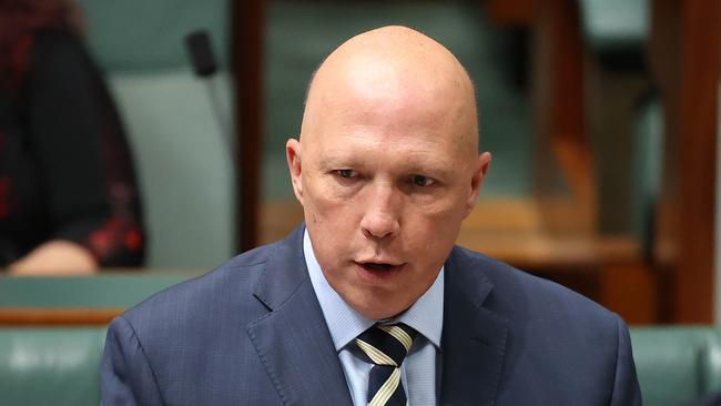 Defence Minister Peter Dutton: ‘Does the Chinese government wish to occupy other countries? Not in my judgment. But they do see us as tributary states.’ Picture: Gary Ramage