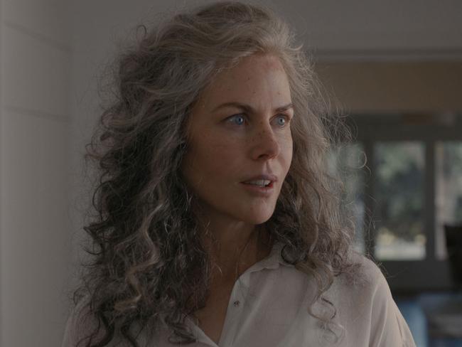 Kidman almost looks unrecognisable with grey hair. Picture: Supplied