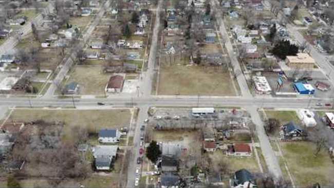 Drone Footage Shows Long Lines for Water in Flint