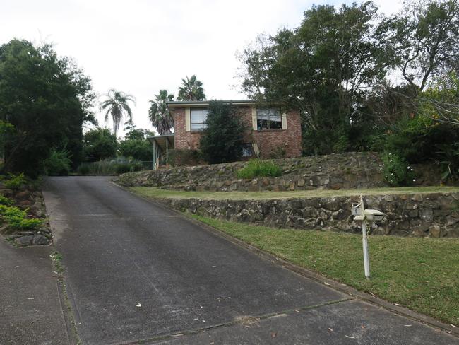 The house at Sunnyhills Terrace, Berkeley Vale, where a woman, 70, suffered critical head injuries. A man, 95, is assisting police with their inquiries. Picture: Richard Noone