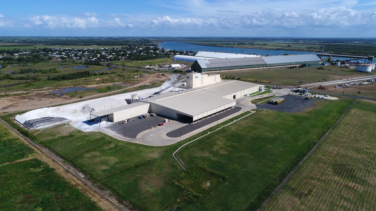 The Knauf plasterboard facility at the Port of Bundaberg.