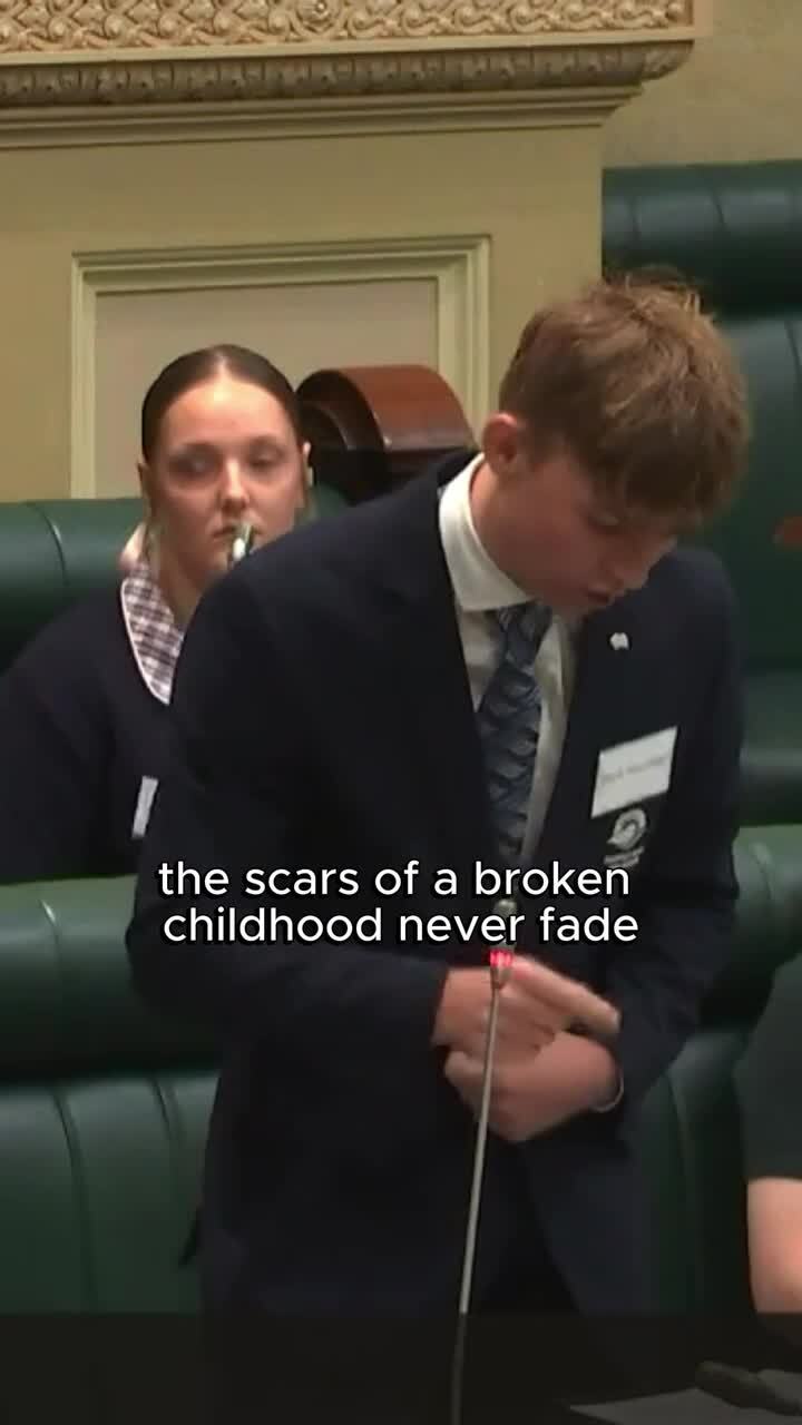 Teen Parliament 2025: Jack Harrison's emotional child protection plea