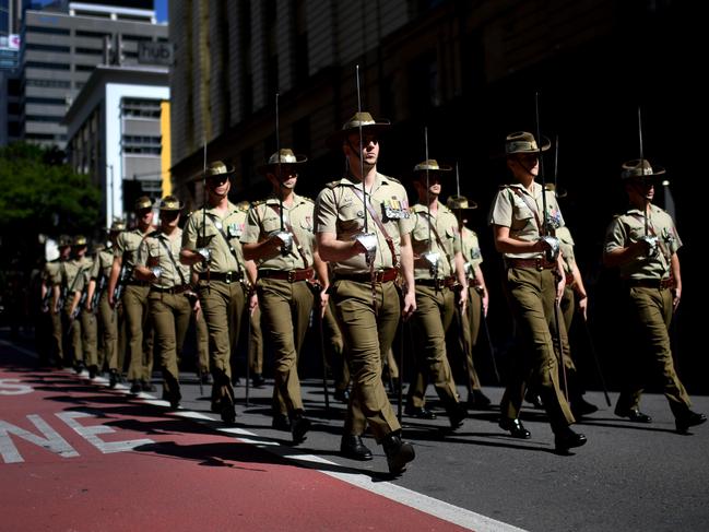 Some parts of the ADF’s uniforms and other apparel are manufactured in China. Picture: NCA NewsWire / Dan Peled