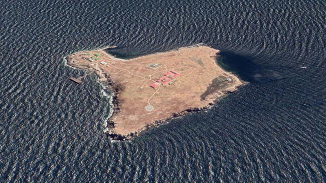 Ukraine’s Zmiinyi Island has fallen to Russia. Picture: Google Earth