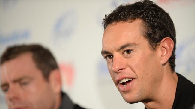 17/1/15 - Tour Down Under pre-race press conference with the favourites - Richie Porte at the Hilton. - Photo Naomi Jellicoe