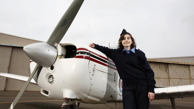 Sara Spencer hopes to become an engineer. Picture: (AAP IMAGE / Robert Pozo)