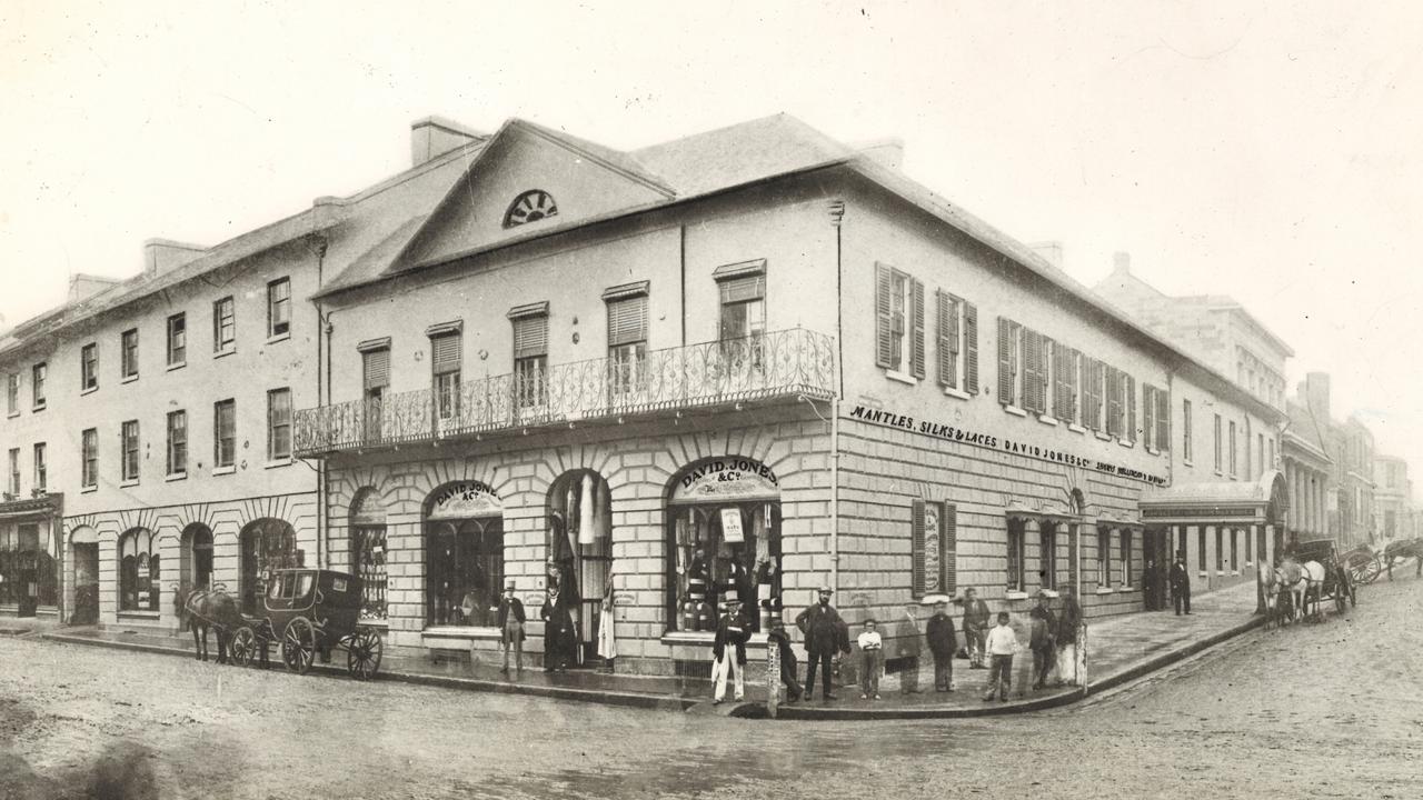 The original David Jones store at corner of George and Barrack Sts