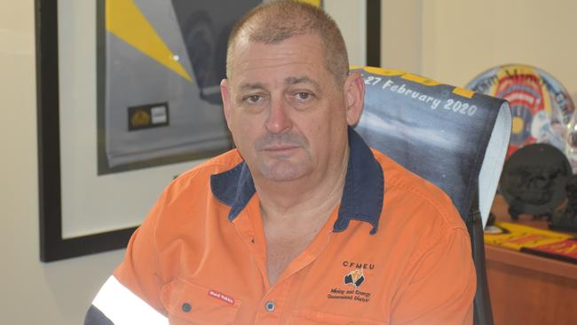 CFMEU Queensland District Vice President Shane Brunker.