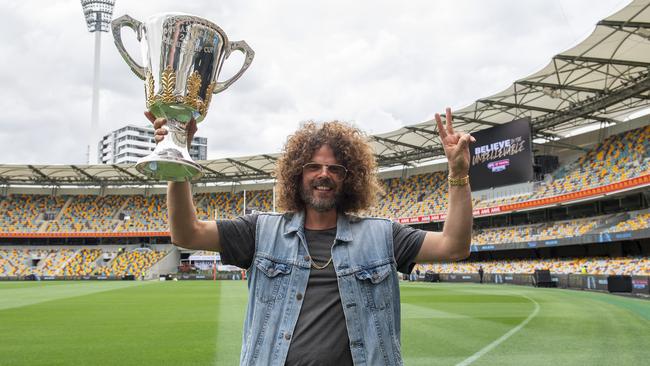 Australian musician Andrew Stockdale will be performing at the AFL grand final at the Gabba. Picture: Getty Images