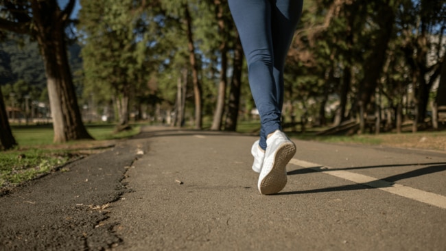 Walking uphill can help you burn more calories faster. Image: Pexels