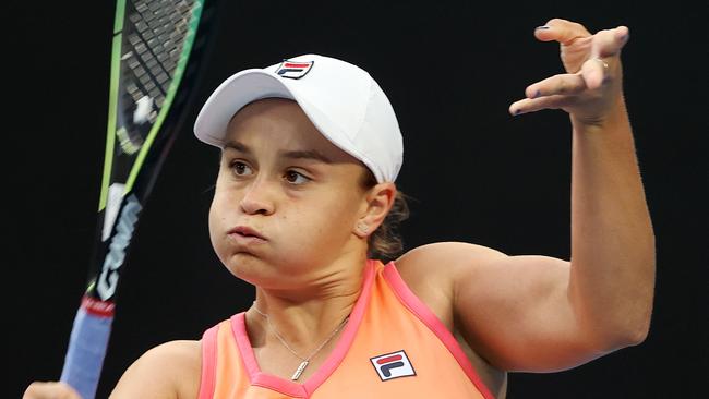 Ash Barty defeated Shelby Rogers in her semi-final. Picture: Michael Klein