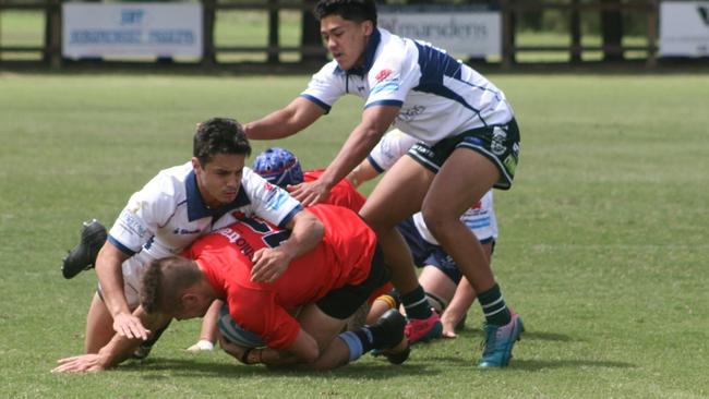 Oskar Enasio is captaining the NSW Gen Blue u18s side Barry is playing in.