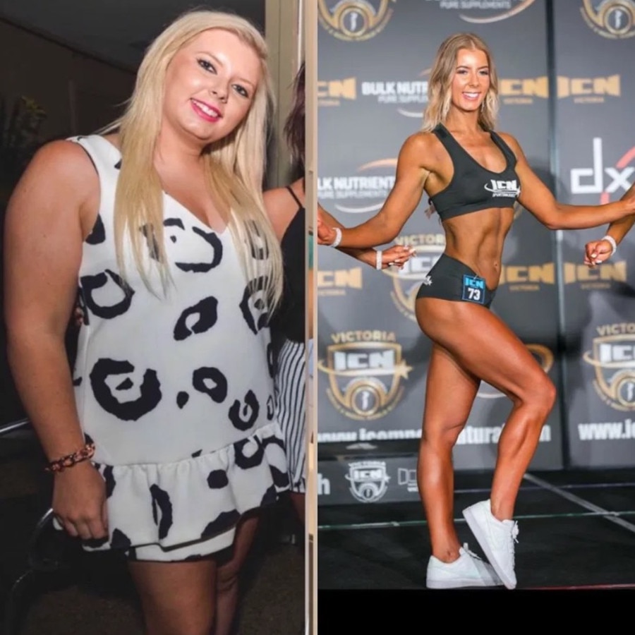 Kirsten Aisbett, 30, got the ultimate revenge body after a divorce. Picture: That's Life