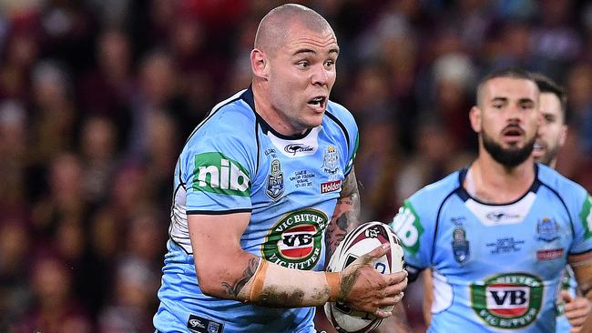 David Klemmer during State of Origin III. Photo: AAP