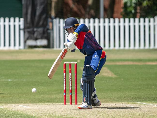 Mosman’s Noah Quayle in full flight back in round two. Picture: Julian Andrews