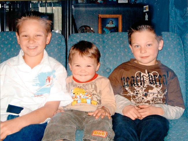 Jai, 10, Bailey, 2, and Tyler Farquharson, 7, drowned when the car driven by their father plunged into a dam.