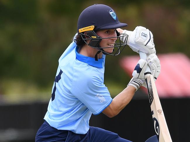 Joseph Gillard for NSW Country against Western Australia at the Cricket Australia U19 National Championships in Adelaide, Thursday 15 December, 2022. Picture: Cricket Australia