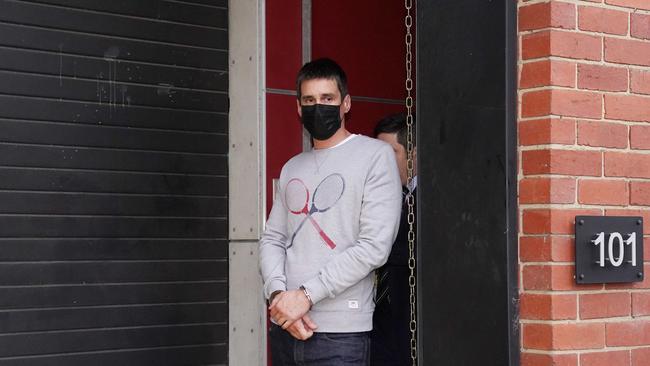 Richard Pusey, the driver of a Porsche who allegedly fled the scene of a truck crash on Melbourne's Eastern Freeway which killed four police officers. Picture: AAP
