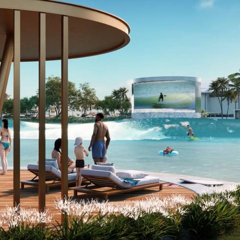 The Darwin Waterfront Precinct has revealed its stage two development proposal, including surf parks, snorkeling lagoons, pools and playgrounds.