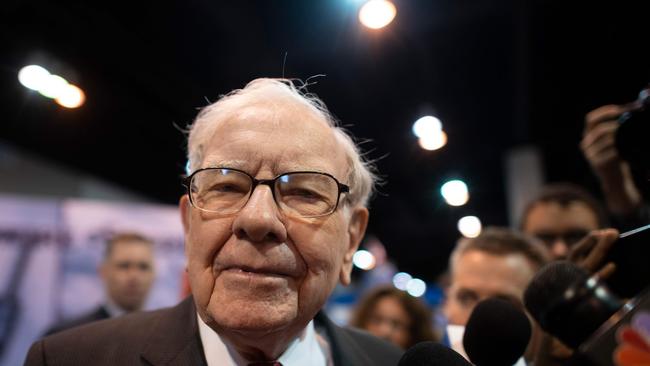 Warren Buffett, CEO of Berkshire Hathaway. Picture: AFP