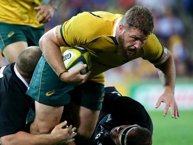 James Slipper says the Wallabies are prepared for a strong USA side. Picture: Darren England.