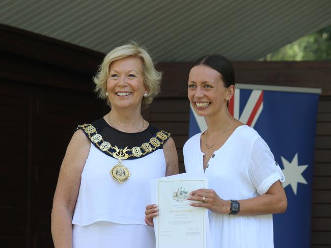 Australia Day 2021: The Coffs Harbour Australia Day Awards and Citizenship ceremony takes place at the North Coast Regional Botanic Garden. Photo: Tim Jarrett