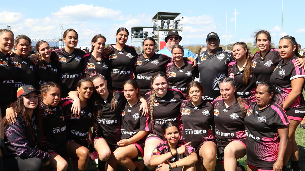 The Redfern All Blacks won the women's division at the Koori Knockout. Picture: Warren Gannon Photography