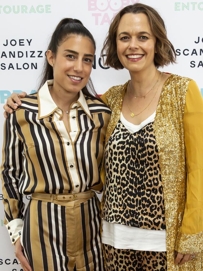 Antoinette Sagaria and Mia Freedman. Picture: Sam Tabone