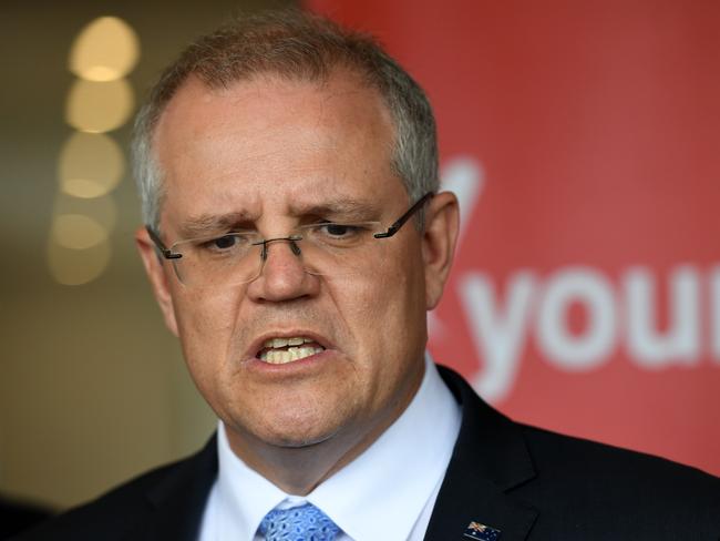 The government is hanging on by a thread and a loss in Wentworth could end Scott Morrison’s prime ministership. Picture: Dan Peled/AAP