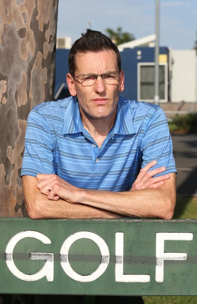 Troy Freeman has spearheaded the campaign to retain the par 3 Balyang golf course. Picture: Alan Barber.